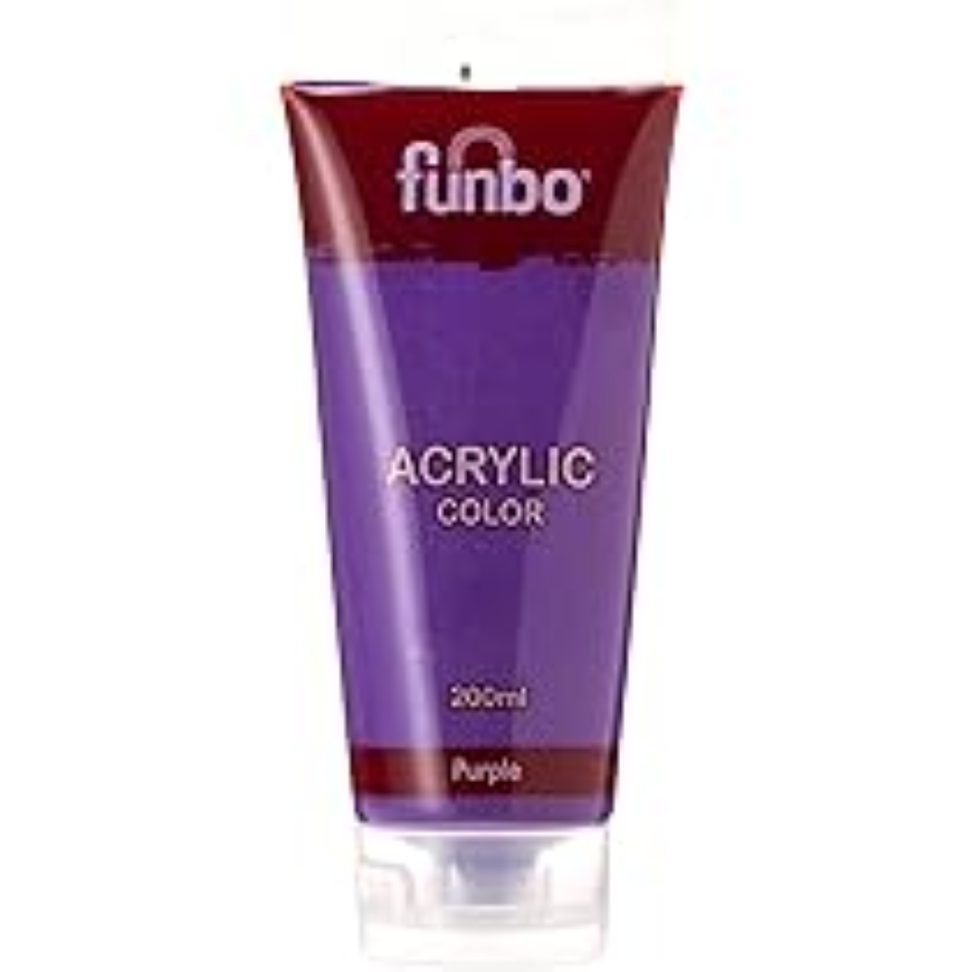 Funbo Acrylic TUBE 200ml 95 PURPLE FO-AC-200-095